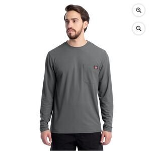 Wrangler Workwear Men's Long Sleeve Performance Work Pocket T-Shirt Size 3XL NWT